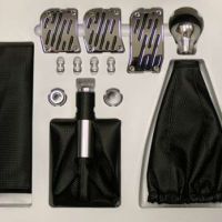 Interiérová sada - chrom/černá 