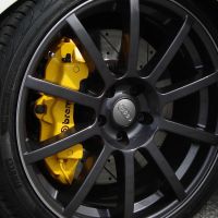 DUPLI COLOR - žlutá barva na brzdová prasátka, 150 ml 