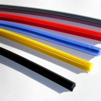 Gumičky do stěračů, silikonové, barva červená 