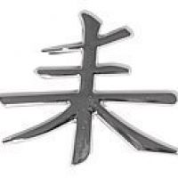 Znak LETTER CHINA samolepící PLASTIC 