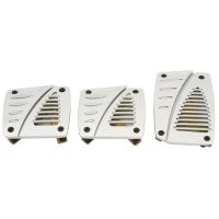 Sportovní pedály stříbrné 