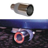 Svítící koncovka výfuku - červená 