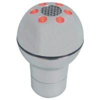 Svítící řadička - červená, kovová 