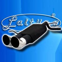 Sportovní koncový laděný výfuk na Š. Fabii, jednoplášť.nerez koncovka dvojitá, kulatá. DTM 