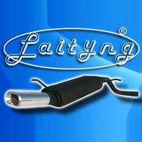 Sport. koncový laděný výfuk na Š. Fabii Combi, dvouplášťová nerez koncovka, oválná 