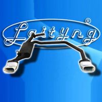 Koncový laděný výfuk DUPLEX na Š. Octavii, dvouplášťová nerez koncovka oválná, DTM