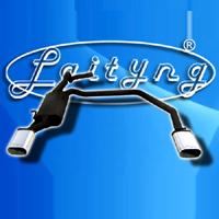 Koncový laděný výfuk DUPLEX na Š. Octavii, jednoplášť. nerez koncovka oválná