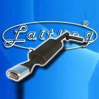 Sport. konc. laděný výfuk na Š. Octavii Combi, dvouplášťová nerez koncovka, oválná 