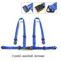 Bezpečnostní pásy JBR, 4-bodové, barva modrá 