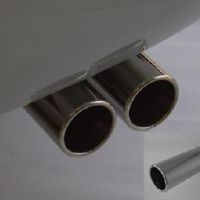 Koncovka výfuku, SPORT - jednoduchá, nerezový plech