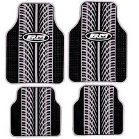 Autokoberce latexové sada 4 díly Road Master - černé    