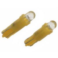 Osvětlení přístrojové desky LED autožárovka žlutá, T5/12V/1,2W, sada 2ks  