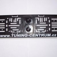Podložka pod SPZ s potiskem TUNING-CENTRUM.cz, bílé písmo 