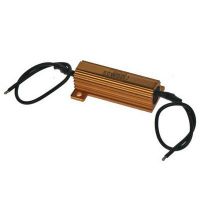 Odpor pro LED žárovku 12V/21W, hliníkové pouzdro (odstraňovač chybových hlášení)