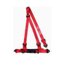 Bezpečnostní pásy JBR, 3-bodové, barva červená 