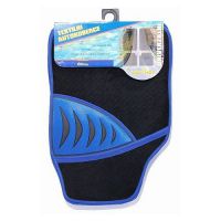 Autokoberce textilní SHARK 4ks, modré 