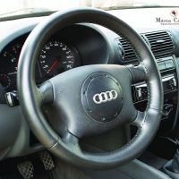 Kožený potah volantu Maria Cavallo -hnědý, vel. A 