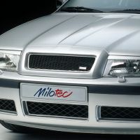 Milotec třídílná mřížka nárazníku, ABS-černý, Š.Octavia Facelift 