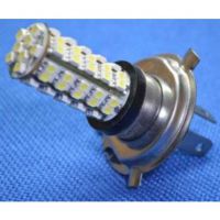 LED žárovka 12V s paticí H4, 68 SMD LED, 1ks 