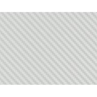 Karbonová profesionální 3D folie pro interier/exterier - bílá, rozměr 152x100cm 