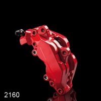 Barva na brzdové třmeny FOLIATEC - červená, sada 3ks