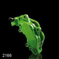 Barva na brzdové třmeny FOLIATEC - zelená, sada 3ks