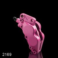 Barva na brzdové třmeny FOLIATEC - růžová metalíza, sada 3ks