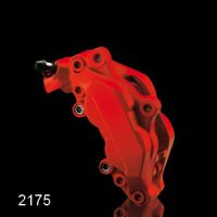 Barva na brzdové třmeny FOLIATEC - červená matná, sada 3ks