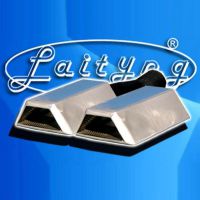 Nerezová dvouplášťová dvojitá koncovka výfuku Laityng - rovná, 110-50x45mm 