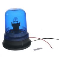 Zábleskový maják, 12V, modrý 
