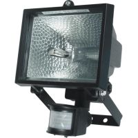 Lampa halogenová s pohyb.senzorem 400W černá 