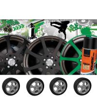 Barva na kola Foliatec - fólie ve spreji ŠEDÁ LESKLÁ 400ml 