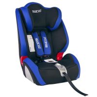 Autosedačka SPARCO 9-36kg, černo-modrá 
