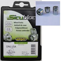 Bezpečnostní matice SICUBLOC M12x1,5, kužel - hlava 19 