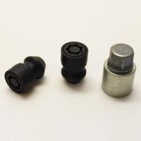 Bezpečnostní matice SICUSTAR M12x1,5, kužel, černé 