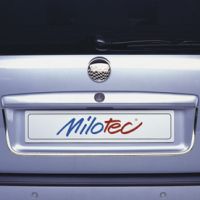 Dekor kolem zadní SPZ - chromový