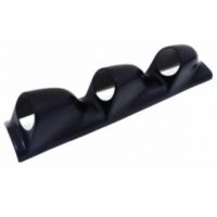 Držák na A-sloupek pro 3 přídavné budíky 52mm - černý