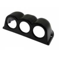 Držák na palubovku pro 3 přídavné budíky 52mm - černý 