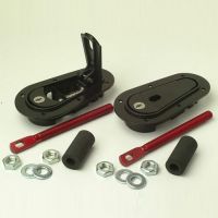 Držáky kapoty Aerocatch uzamykatelné (spodní) - ČERNÉ 