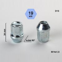 Kolová matice M14x1,5 uzavřená, kužel