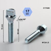 Kolový šroub M12x1,5x50, dosedací plocha kužel 