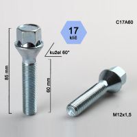 Kolový šroub M12x1,5x60, dosedací plocha kužel 