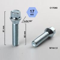 Kolový šroub M14x1,5x60, dosedací plocha kužel