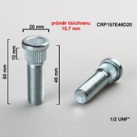 Kolový šteft 1/2 UNFx46, průměr tisícihranu 15,7 mm 
