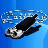 Koncový laděný výfuk na Š. Superb, dvouplášť. nerez koncovka kulatá, DTM 