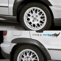 Nástavky Lemy blatníků široké - černý desén* 