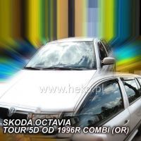 Protiprůvanové plexi ofuky (deflektory) Škoda Octávia 4D 97R (+zadní) Combi 