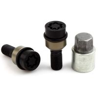 SICUSTAR pojistné šrouby černé M14x1,5x29 kulová R14 (pohyblivá), klíč 19 