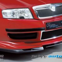 Spoiler pod přední spoiler - černý desén