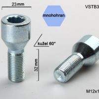 Šroub M12x1,25x32 kužel s vnitřním mnohohranem, průměr hlavy 23mm výška 57,5  